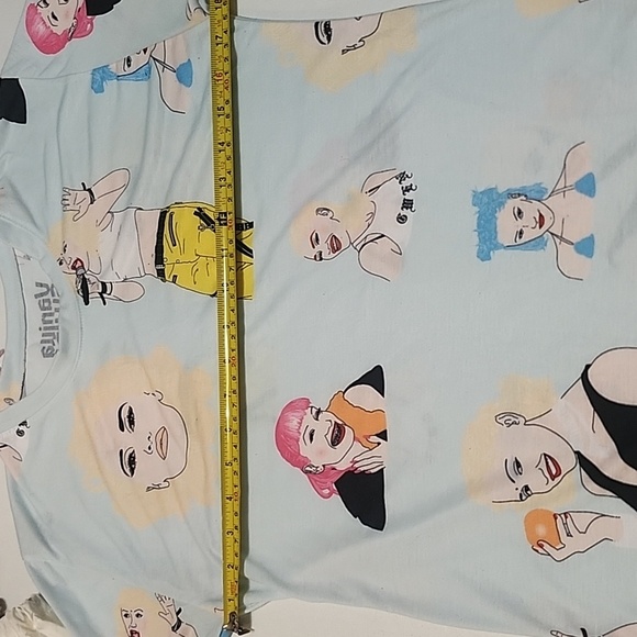 Y2K Rare Vanilla Swirl Gwen Stefani Tee, Sz S, EUC - Picture 9 of 12
